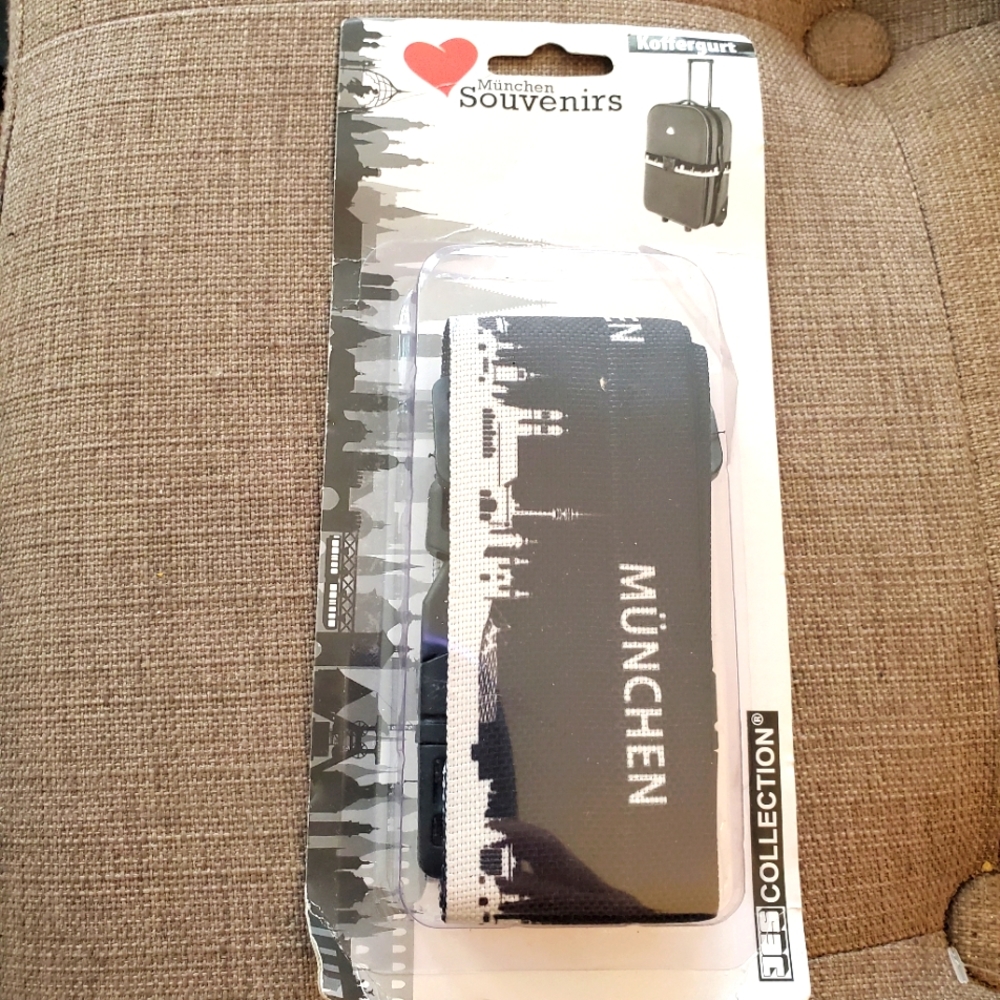 Luggage Strap Munchen Munich Germany Extra Suitcase Security  NEW